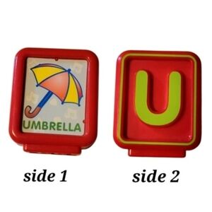 Vtech Alphabet Blocks Sit to Stand Train Replacement Block U - Umbrella